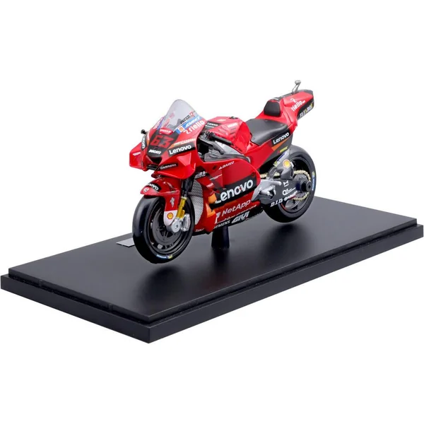 1/18 MOTO GP DUCATI LENOVO TEAM 2022 FRANCESCO BAGNAIA IN HARD CASE