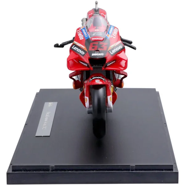 1/18 MOTO GP DUCATI LENOVO TEAM 2022 FRANCESCO BAGNAIA IN HARD CASE