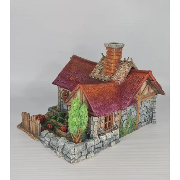 3D4U - Pumpkin Cottage - Medieval Town Set