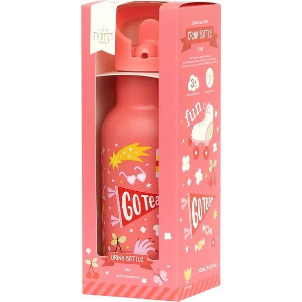 A Little Lovely Company - bouteille en acier inoxydable, 350 ml - amusement