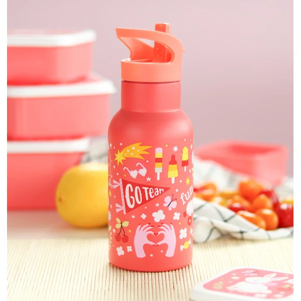 A Little Lovely Company - bouteille en acier inoxydable, 350 ml - amusement