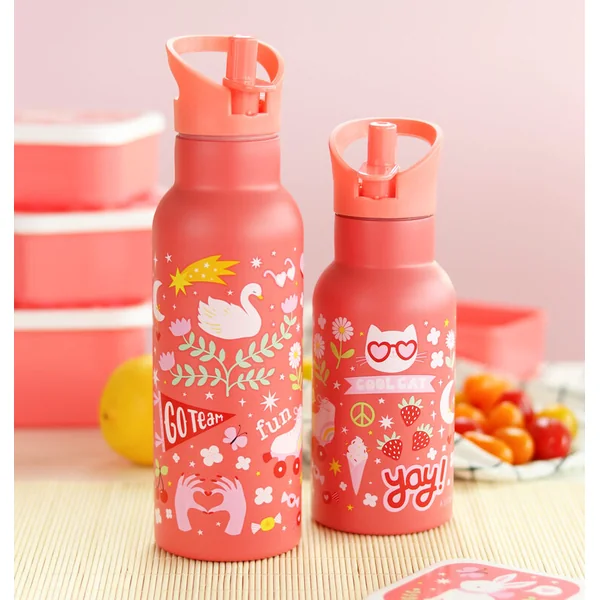 A Little Lovely Company - bouteille en acier inoxydable, 350 ml - amusement