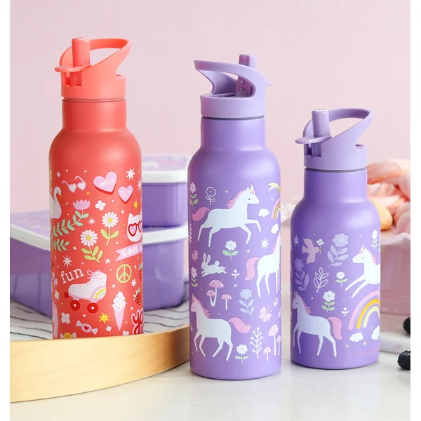 A Little Lovely Company - bouteille en acier inoxydable, 500 ml - amusement