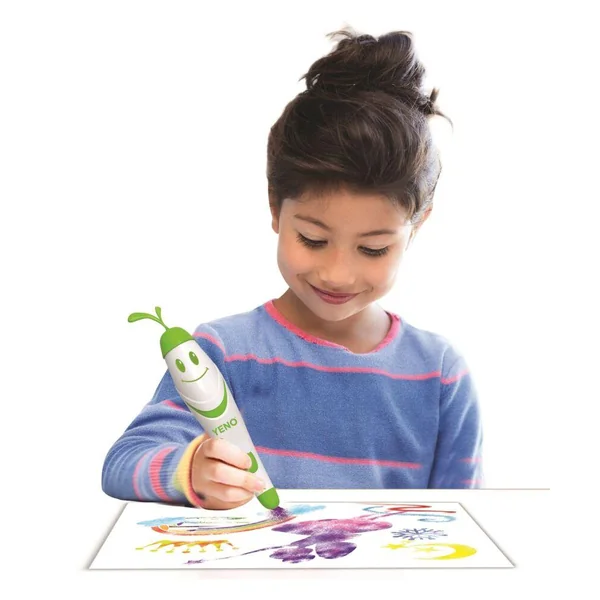 AEROGRAPH®, LE PORTE FEUTRES ELECTRONIQUE AVEC SPRAY INCLUS POCHOIRS ET 12 FEUTRES LAVABLES