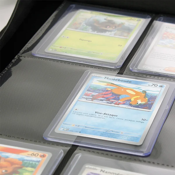 Album Elite Zipper blue Portfolio TOPLOADER 9 cases (360 cartes)