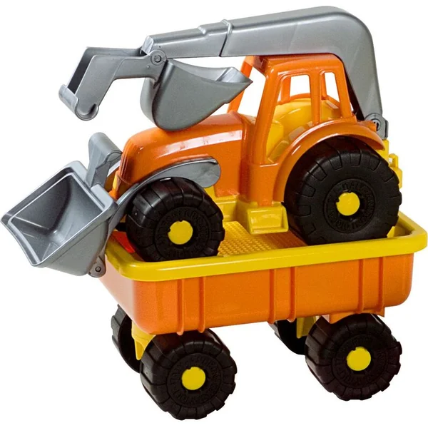 Androni Chargeur de tracteur avec remorque Power Worker - longueur 58 cm, orange