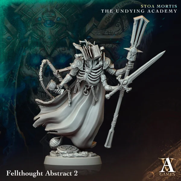 Archvillain Games - Univers Stoa Mortis The Undying Academy - Lot de 4 Fellthought Abstract [25 mm]