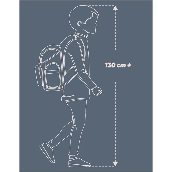 BAAGL ENSEMBLE 3 Core Lime: sac à dos, trousse, pochette
