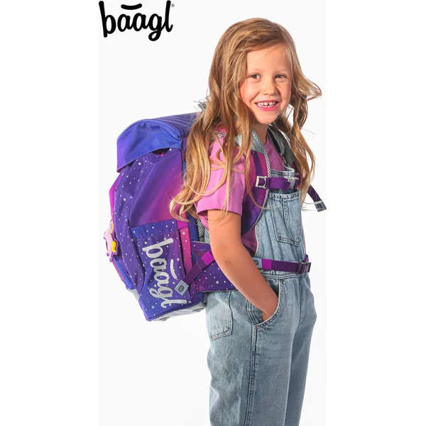 BAAGL Sac à dos scolaire Airy Licorne Cœur