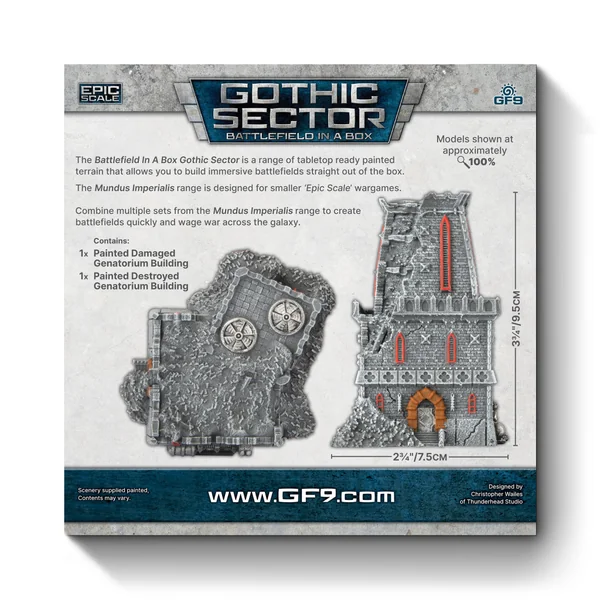 Battlefield in a Box: Mundus Imperialis - Genatorium (Damaged and Destroyed)