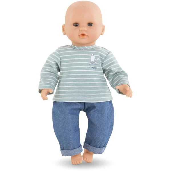 BB30 - PANTALON ET MARINIERE BORDS DE LOIRE - VETEMENT POUR POUPON 30CM - COROLLE VETEMENTS