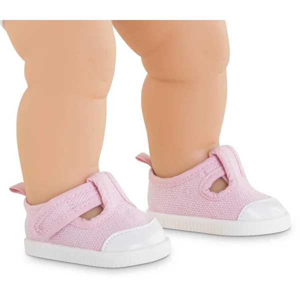 BB36 - BASKETS ROSES POUR POUPON 36 CM - COROLLE VETEMENTS