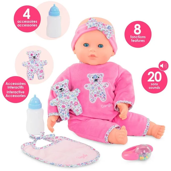 BB42 - POUPON LUCILLE INTERACTIVE 42 CM - COROLLE MON GRAND POUPON