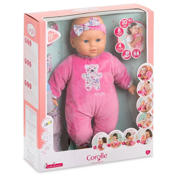 BB42 - POUPON LUCILLE INTERACTIVE 42 CM - COROLLE MON GRAND POUPON