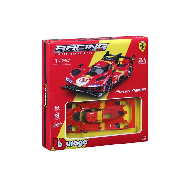 Bburago 1:24 Ferrari Racing Model KIT - Maquette 499P LMH 2023 - Champion 24h Le Mans