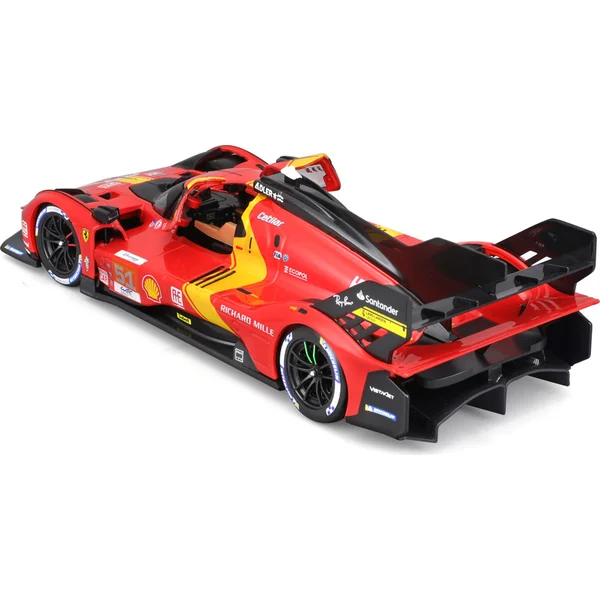 Bburago 1:24 Ferrari Racing Model KIT - Maquette 499P LMH 2023 - Champion 24h Le Mans