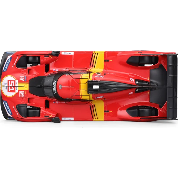 Bburago 1:24 Ferrari Racing Model KIT - Maquette 499P LMH 2023 - Champion 24h Le Mans