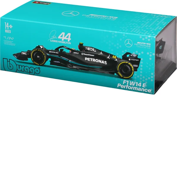 Bburago 1:24 Formula F1 Mercedes-AMG Petronas W14 E Performance(2023) n°44 Lewis Hamilton
