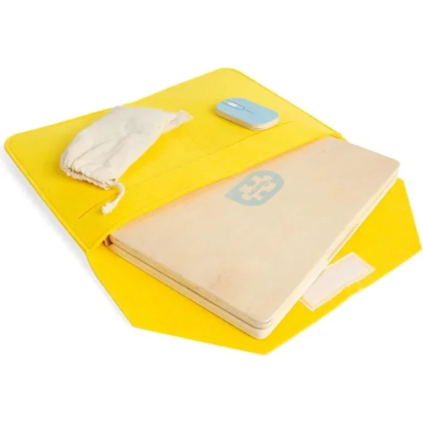 Bigjigs Toys Ordinateur portable magnétique en bois