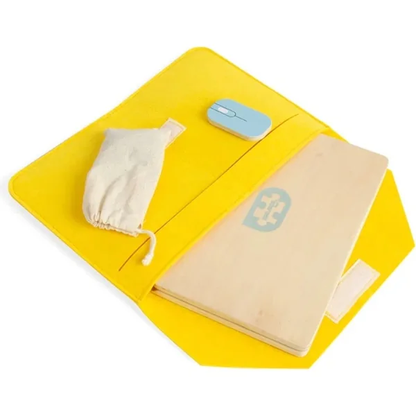 Bigjigs Toys Ordinateur portable magnétique en bois