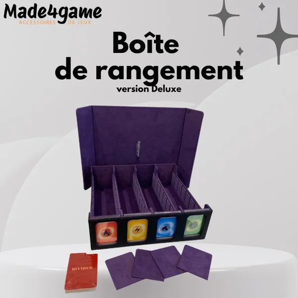 Boîte de rangement 4XL pour cartes (3000) - avec 4 emplacements top loader