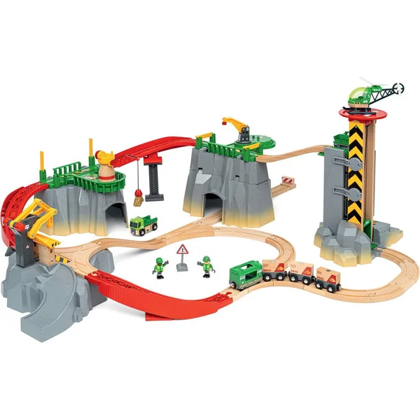 BRIO 7312350360103 CIRCUIT MONTAGNES ET CHARGEMENT