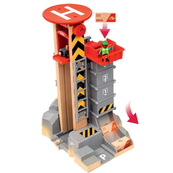 BRIO 7312350360103 CIRCUIT MONTAGNES ET CHARGEMENT