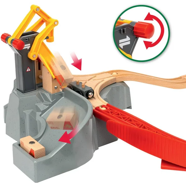 BRIO 7312350360103 CIRCUIT MONTAGNES ET CHARGEMENT