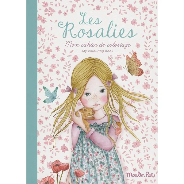 CAHIER DE COLORIAGE LES ROSALIES - 36 PAGES