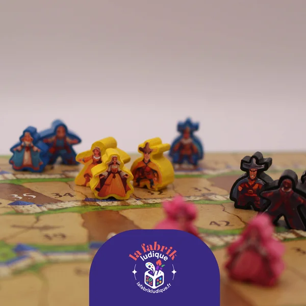 Carcassonne - Hérauts, Voleurs, Mage et Sorcière Extensions - Pack de stickers