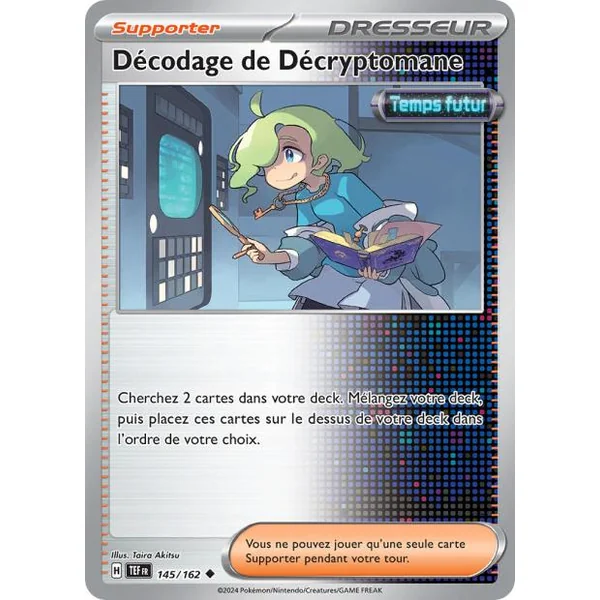 Carte Pokémon Décodage de Décryptomane 145/162 – EV Forces Temporelles