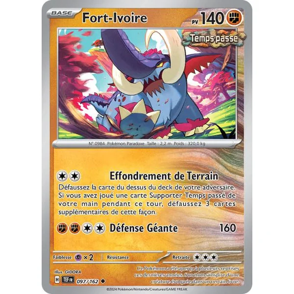 Carte Pokémon Fort Ivoire 097/162 – EV Forces Temporelles