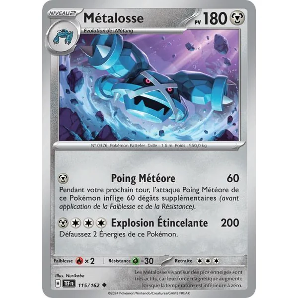 Carte Pokémon Metalosse 115/162 – EV Forces Temporelles