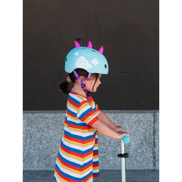 CASQUE DRAGON 3D - BOUCLE MAGNETIQUE - LUMIERE LED INTEGREE - TAILLE S