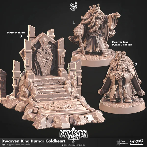 Cast n Play - Héritage de Nains - Le Roi