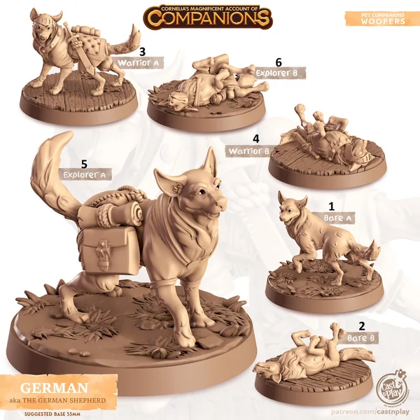 Cast n Play - Les Compagnons de Cornelias - Chiens - Berger Allemand