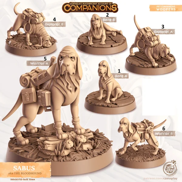 Cast n Play - Les Compagnons de Cornelias - Chiens - Bloodhound