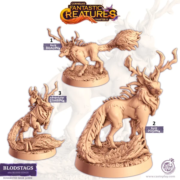 Cast n Play - Les Compagnons de Cornelias - Fantastiques - Cerf de Sang