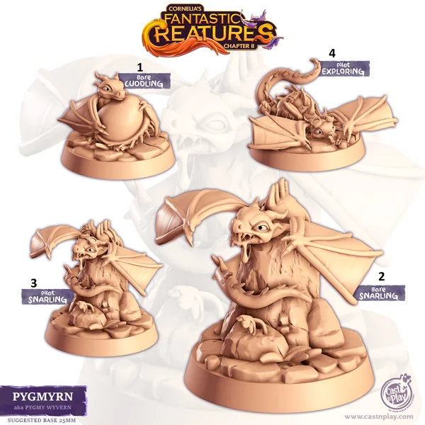 Cast n Play - Les Compagnons de Cornelias - Fantastiques - Wyvern Pygmée