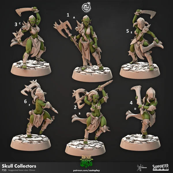 Cast n Play - Orcs Crane de Fer - Collecteurs de Cranes