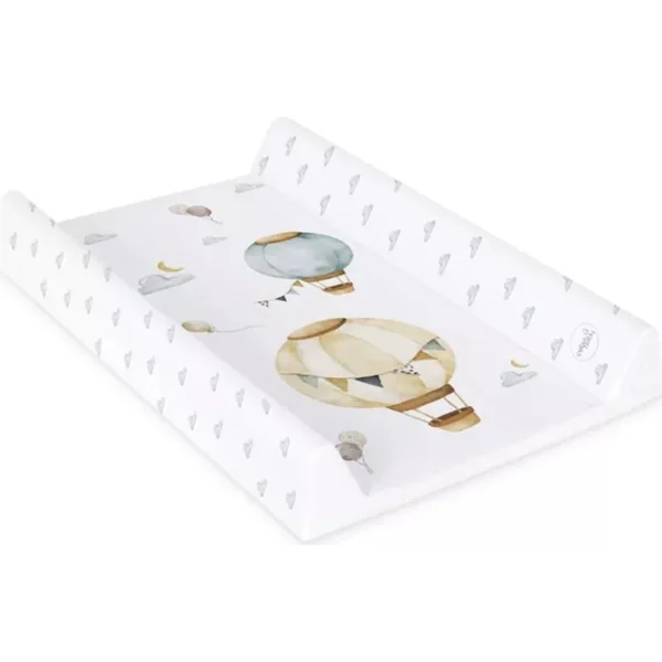 CEBA Matelas à langer 2 bords souple (50x70) Basic Balloons