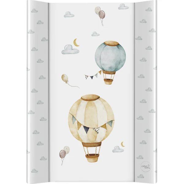 CEBA Matelas à langer 2 bords souple (50x70) Basic Balloons