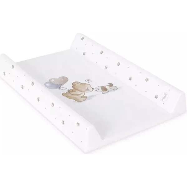 CEBA Matelas à langer à 2 bords avec planche rigide (50x70) Ultra Light Friends Forever