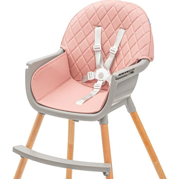 Chaise de salle à manger Baby Mix Freja en bois rose poussiéreux