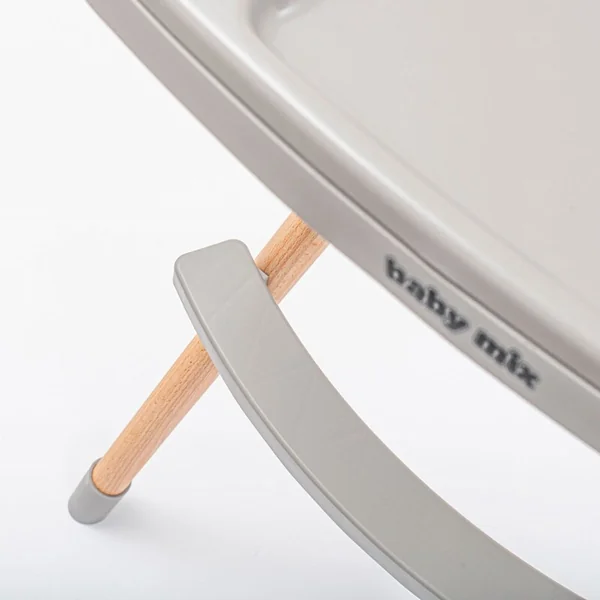 Chaise de salle à manger Baby Mix Freja en bois rose poussiéreux