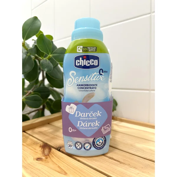 Chicco Adoucissant concentré Poudre Douce 750ml + lingettes humides 72 pcs gratuites