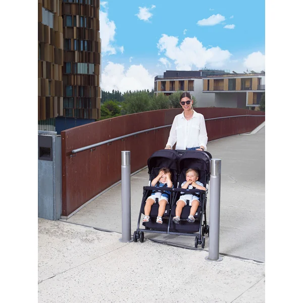 CHICCO Poussette pour frères et sœurs sport Ohlala Twin Silver Cat