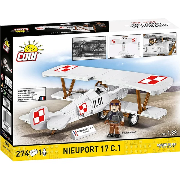 Cobi 2998 Grande Guerre - Nieuport 17 C.1 110 H.P. (PL), 1:32, 273k