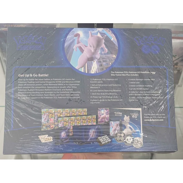 Coffret Dresseur D’Élite ETB Mewtwo Pokémon Center – Pokémon GO EB 10.5 ANGLAIS