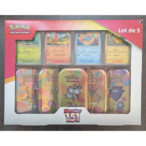 Coffret Mini Tins Costco – Écarlate et Violet 151 (Modèle Aléatoire)